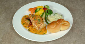 Grilled Chicken Steak In Peri Peri Sauce