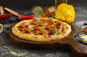 Peri Peri Paneer Pizza