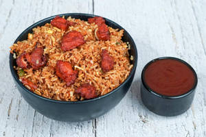 Schezwan Chicken Fried Rice Bowl