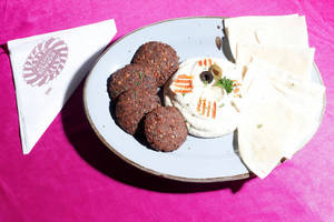Hummas Pita Falafal