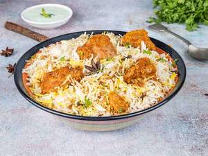 Lucknowi Chicken Dum Biryani (Boneless) - Serves 1
