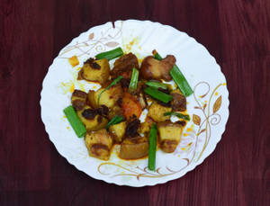 Pork Dry Fry With Bamboo Shoot