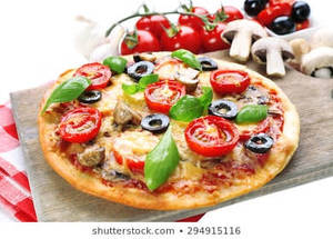 8"mushroom N Panner Margherita Pizza