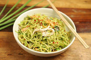Spicy Chicken Chili Basil Noodles