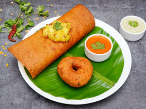 Masala Dosa Vada Combo