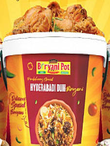 Mini Chicken Bucket Biryani ( Serves 4-6 )