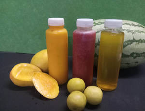 Mango Juice + Watermelon Juice + Nanarai Lime Juice