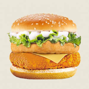 Panner And Veggie Tower Burger