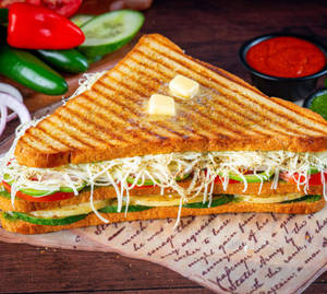 Veg Cheese Grill Sandwich