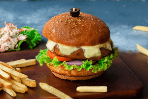 Spicy Paneer Patty Burger