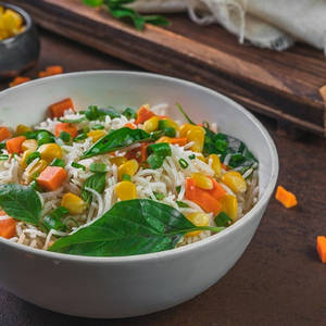 Basil Fried Rice Veg