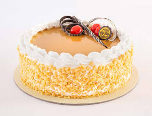 Butterscotch Cake (Per Pound) (Eggless)