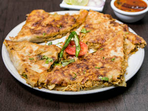 Chicken Stuffed Paratha [Ceylon] 