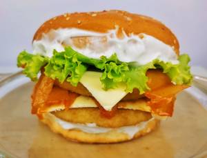 Veg Burger - Healthiest Burger In The City - Probiotic Kimchi - Jumbo