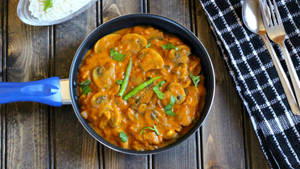 Mushroom butter masala