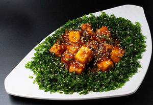 Crackling Spinach Paneer Dry