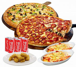 6 Spicy Chicken Pizza (7 Inch) + 6 Chicken Parcel + 6 Coke