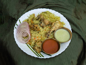 Special Muradabadi Chicken Biryani 
