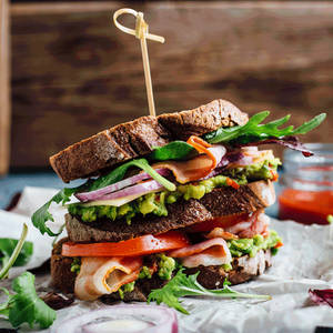 Chicken American Club Sandwich