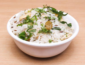 Jeera Rice With Kaju And Ghee