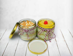 Butterscotch & Pineapple Jar Cake 
