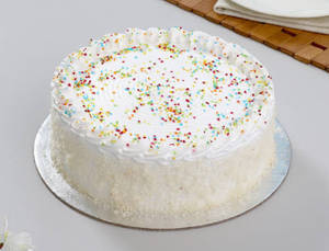 Sprinkle Vanilla Cake                  