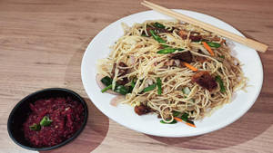 Pork Hakka Noodless