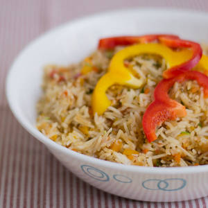Capsicum Fried Rice
