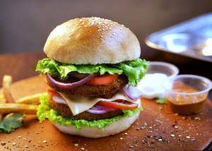 Veg Double Decker Burger