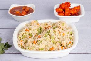 Chinese Veg Rice Combo (serves 1)