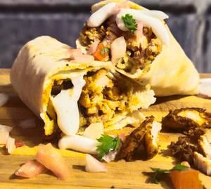 Chicken Shawarma With Salad [kuboos]