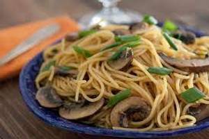 Mushroom noodles