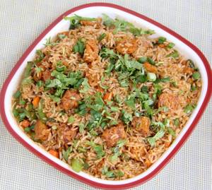 Veg Manchurian Fried Rice
