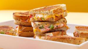 Jain Mexican Cheese Toast Sandwich