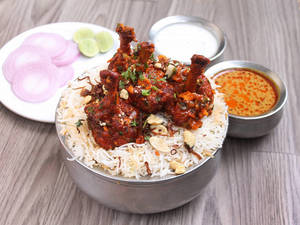 Chicken Lollipop Biryani