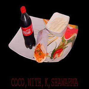 Kaboos Shawarma with Coke 250 ml