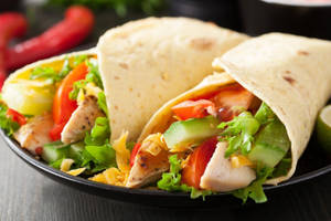 Paneer Tikka Wrap