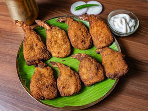 Prawn Mini Cutlet (8 Pcs) With Mayo Dip