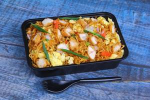 Chicken Egg Fried Maggi 