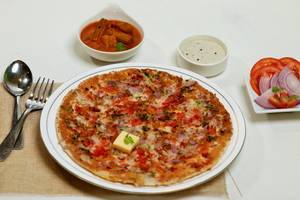 Special Onion Tomato Uttapam (With Butter)