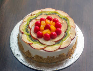 Mix Fruit Eggless Cake