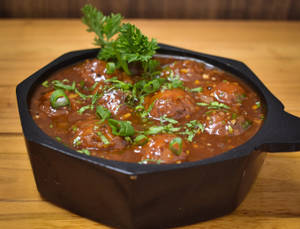 Veg Manchurian gravy.