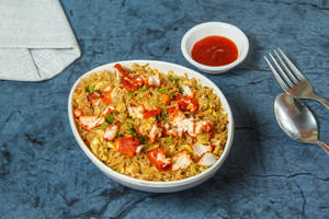 Chicken Fried Rice(Garnished With Egg)