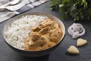Butter Chicken with Jeera Rice