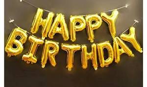 Foil Birthday Baloons