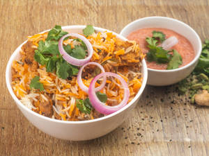Matka Special Hyderabadi Chicken Biryani