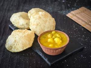 Hing Kachuri Wth Aloo Matar [4pcs] [Mon to Thurs]
