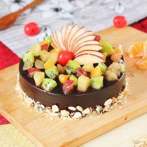 Chocolate Fruit Cake 500 Gm