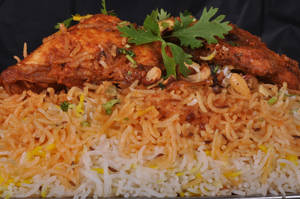 Hyderabadi Chicken Biryani (large - 1000ml Serves 1 To 2)