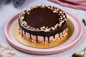 Hazelnut Chocolate Cake (500gm) (Eggless)